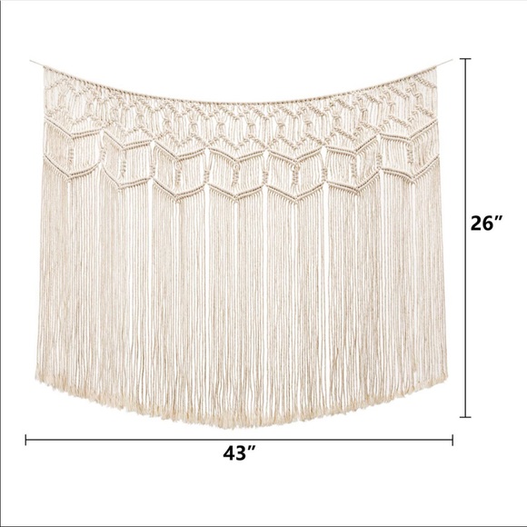 Macrame Wall Hang Bohemian Decor - Picture 6 of 12